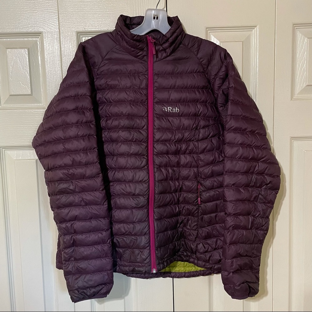 Rab full zip puffer jacket